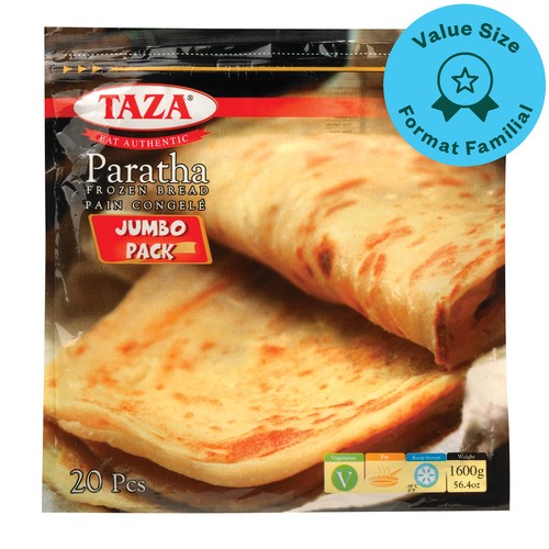 Taza Paratha Whole Wheat 20 PCS