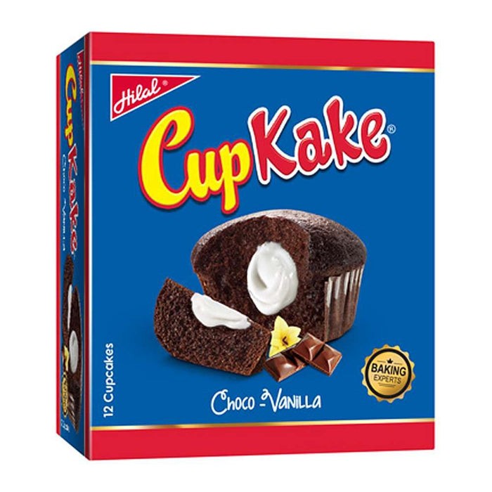 Hilal Cup Cake Chocolate Vanilla 12 PCS