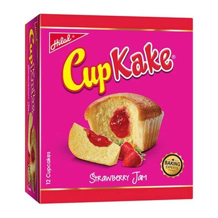 Hilal Cup Cake Strawberry 12 PCS