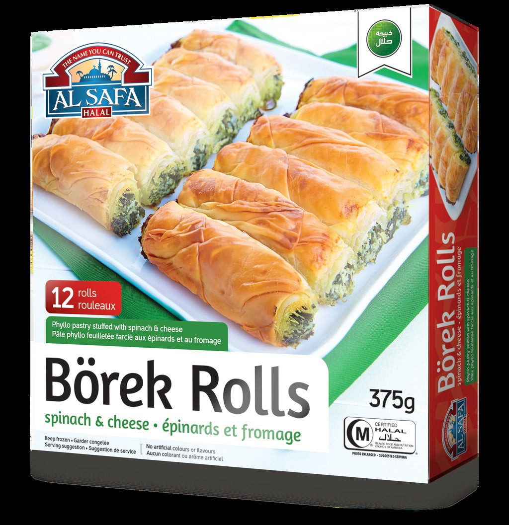 Al Safa Spinach & Cheeae Borek Rolls 12 PCS