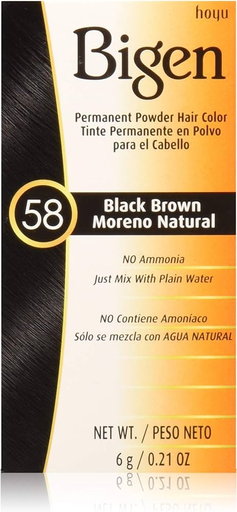 Bigen Black Brown 58