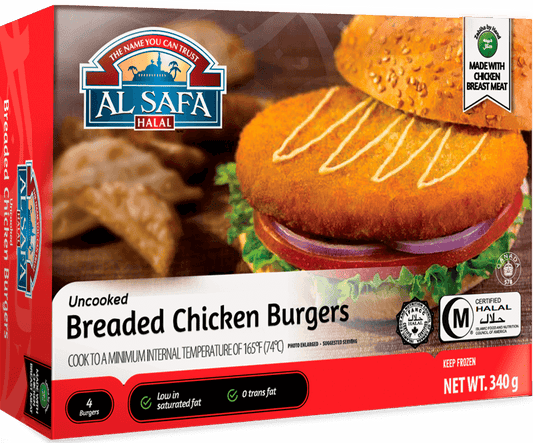 Al Safa Breaded Chicken Burger 6 PCS