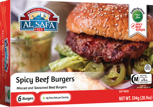 Al Safa Spicy Beef Burger 6 PCS