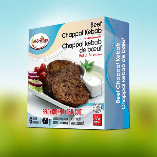 Al Shamas Beef Chappal Keba  6 PCS