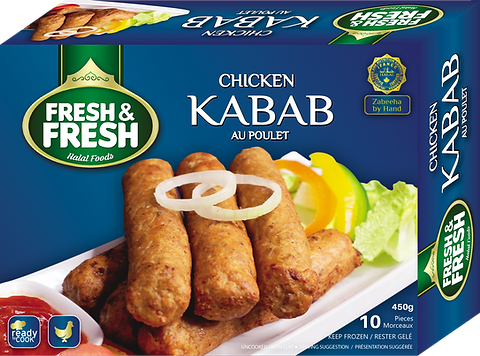 Fresh & Fresh Chicken Kabab 7 PCS