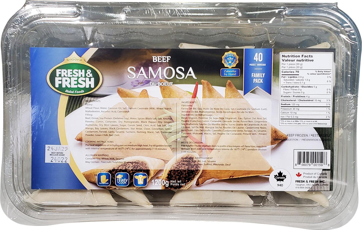 Fresh & Fresh Beef Samosa 50 PCS