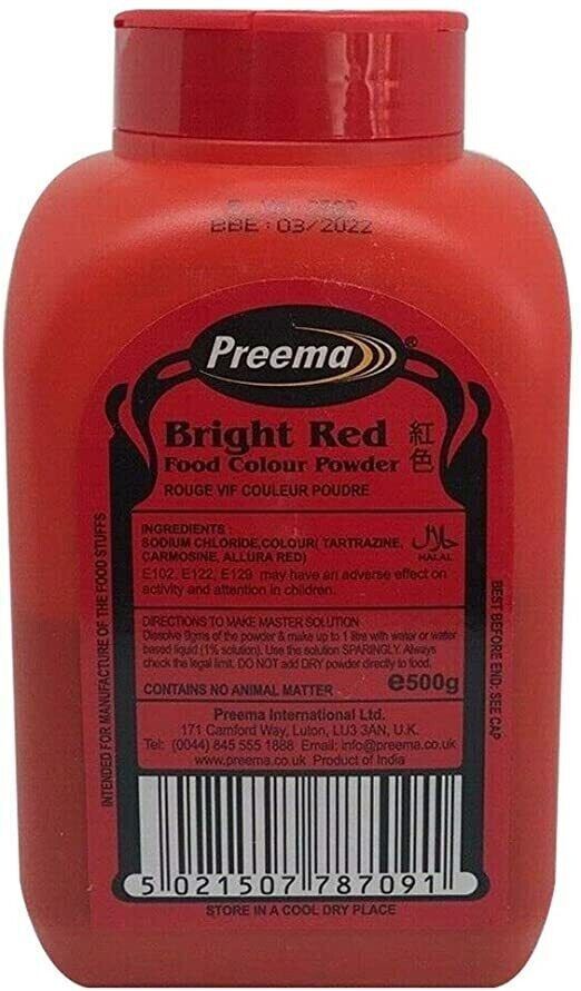 Preema Food Colour Bright Red